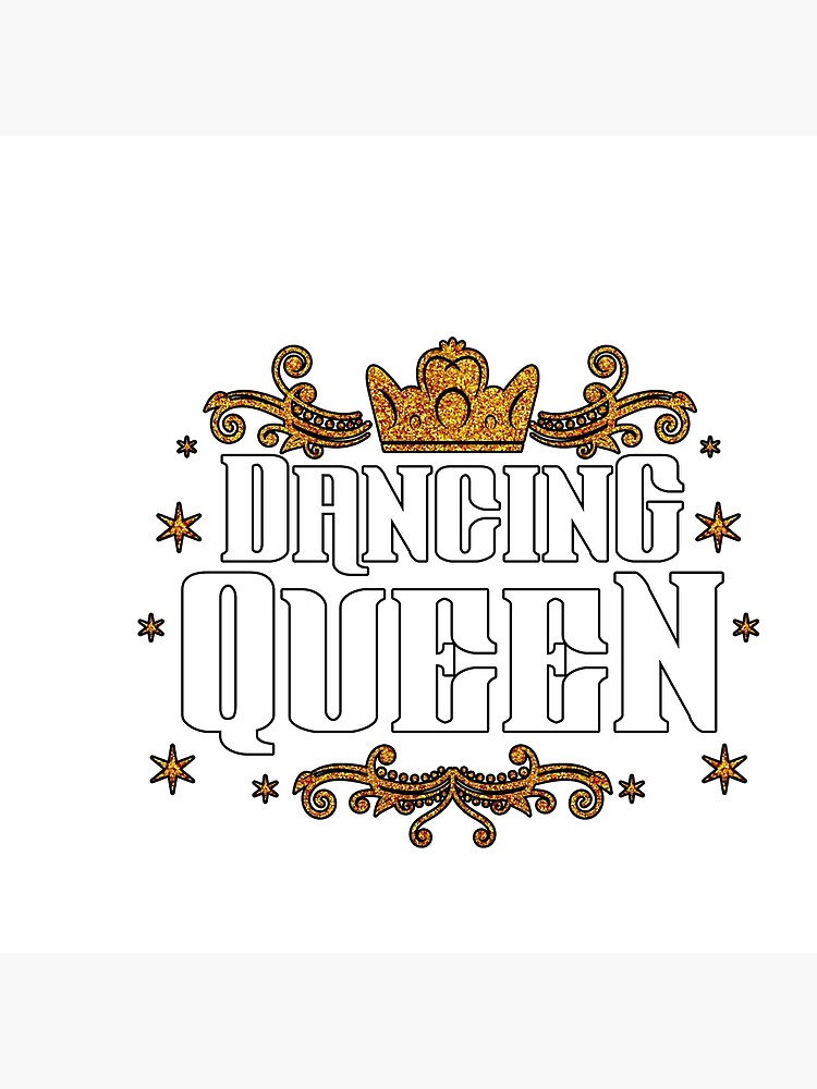 Dancing Queen Dance Dancer Crown Art Board Print for Sale by