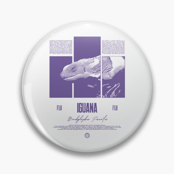 Item preview, Fiji Banded Iguana Streetwear Lizard Keeper designed and sold by JRRTs.