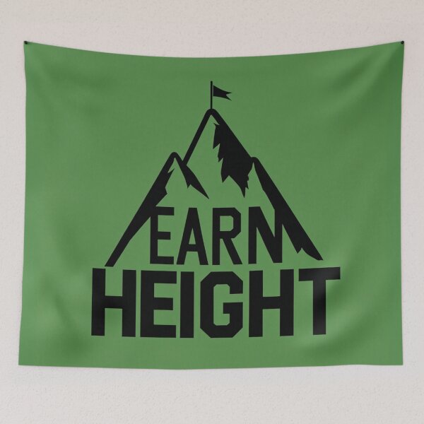 Item preview, Earn height design designed and sold by Motivated Sensei.