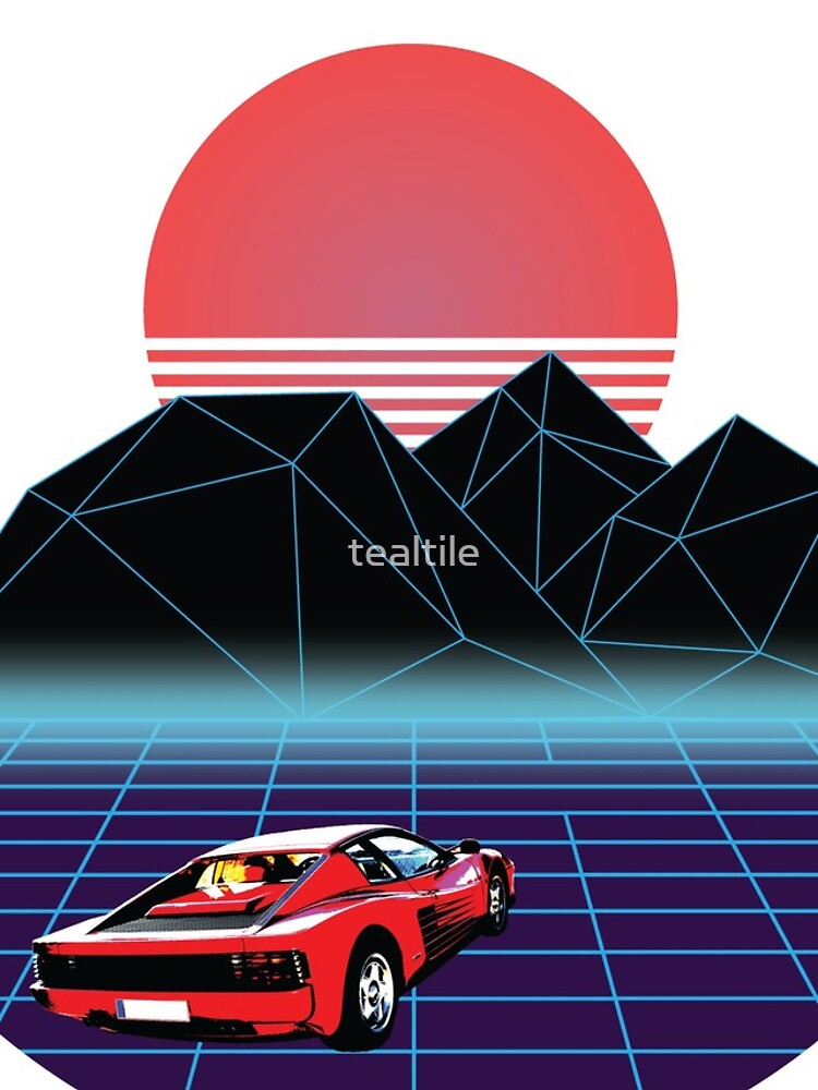 OUTRUN Sunset Chase by tealtile