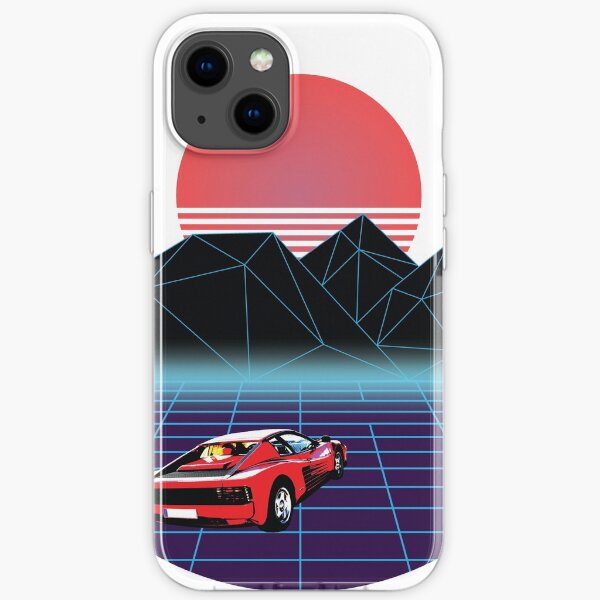 OUTRUN Sunset Chase iPhone Soft Case