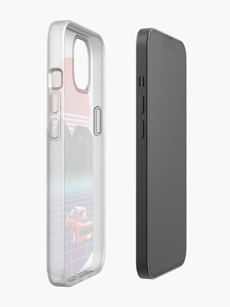 Alternate view of OUTRUN Sunset Chase iPhone Case
