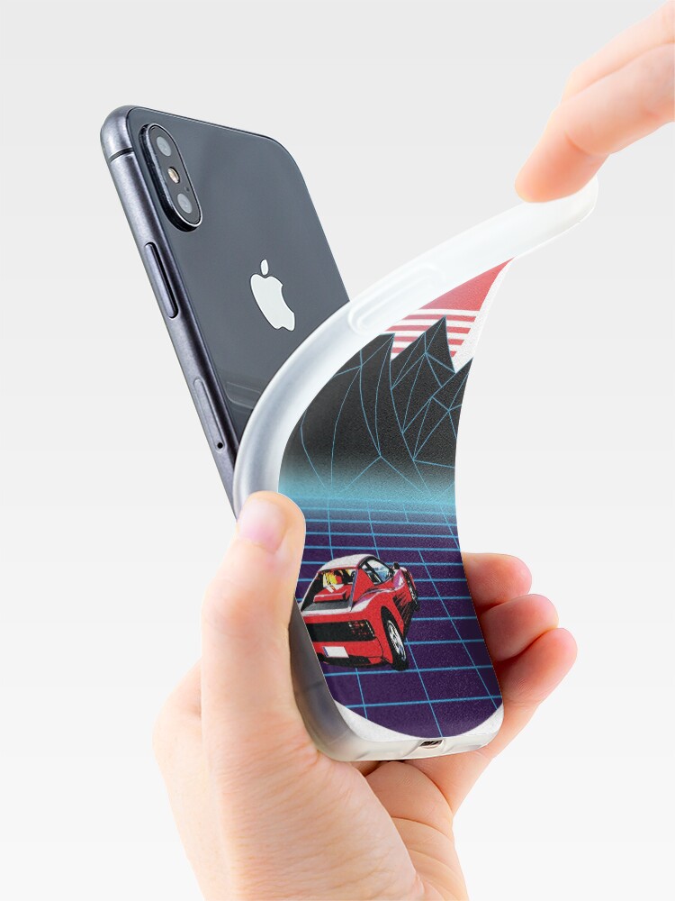 Alternate view of OUTRUN Sunset Chase iPhone Case