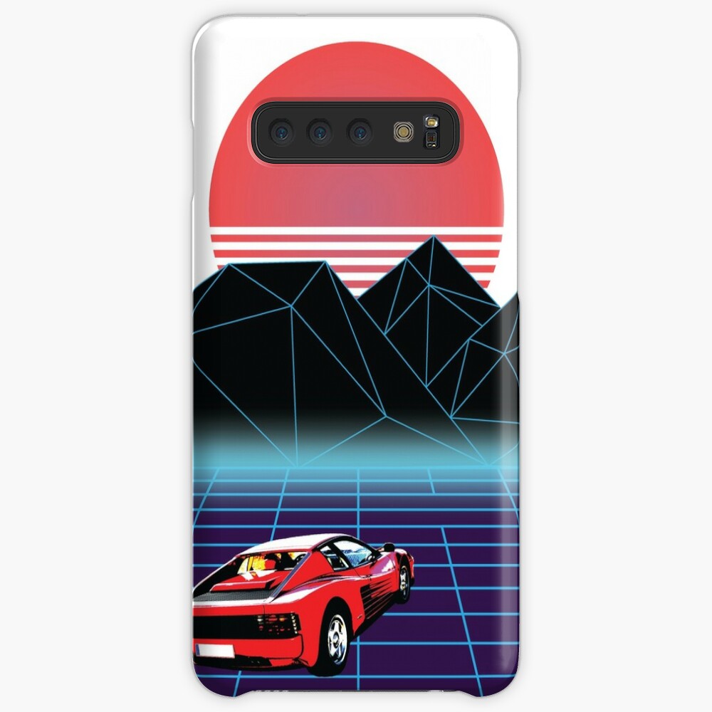 outrun sunset chase case skin for samsung galaxy by tealtile redbubble outrun sunset chase case skin for samsung galaxy by tealtile redbubble