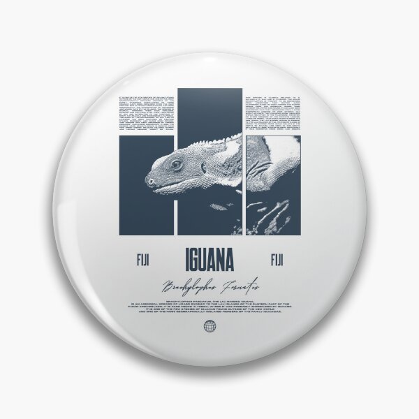 Item preview, Fiji Banded Iguana Streetwear Lizard Keeper designed and sold by JRRTs.