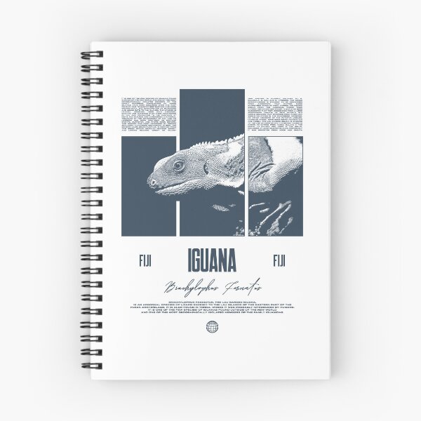 Item preview, Fiji Banded Iguana Streetwear Lizard Keeper designed and sold by JRRTs.