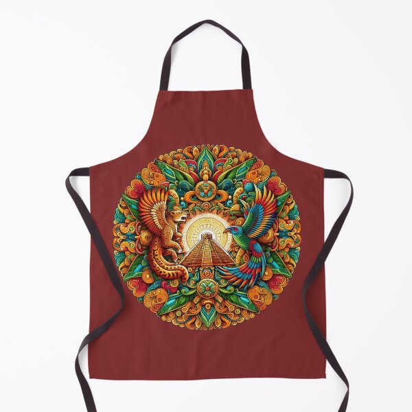 Item preview, Sacred Jaguar, Quetzal & Temple Sunburst designed and sold by DreamMandalas.