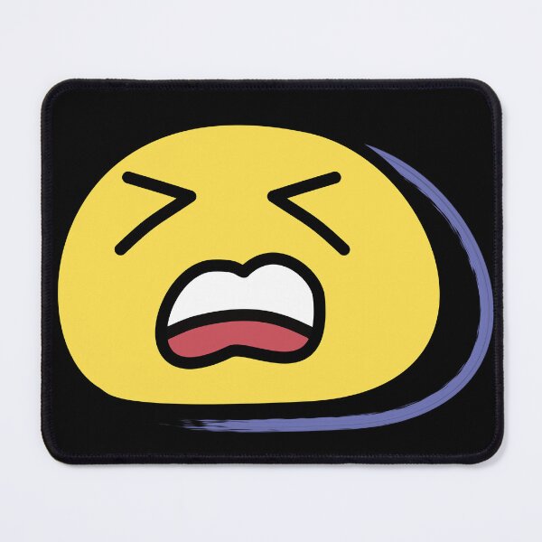 Item preview, Yelling cute emoji face designed and sold by FTYCuteDesign.