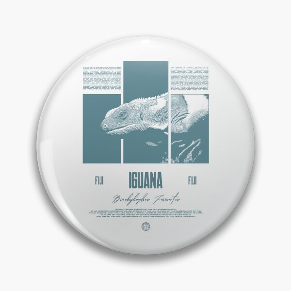 Item preview, Fiji Banded Iguana Streetwear Lizard Keeper designed and sold by JRRTs.