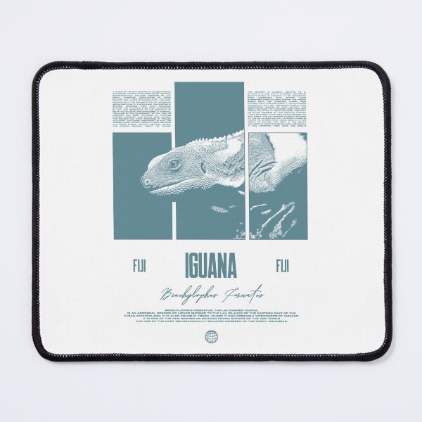 Item preview, Fiji Banded Iguana Streetwear Lizard Keeper designed and sold by JRRTs.