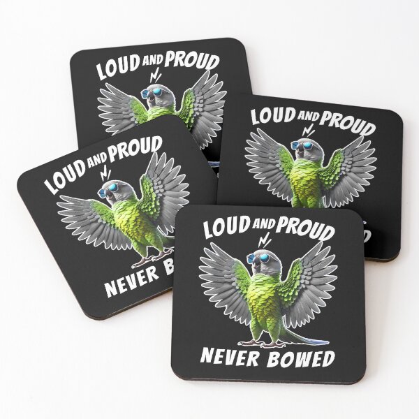 Item preview, Loud and Proud Never Bowed Funny Dusky Conure Parrot Lover designed and sold by Kimberley King Art  King Art.