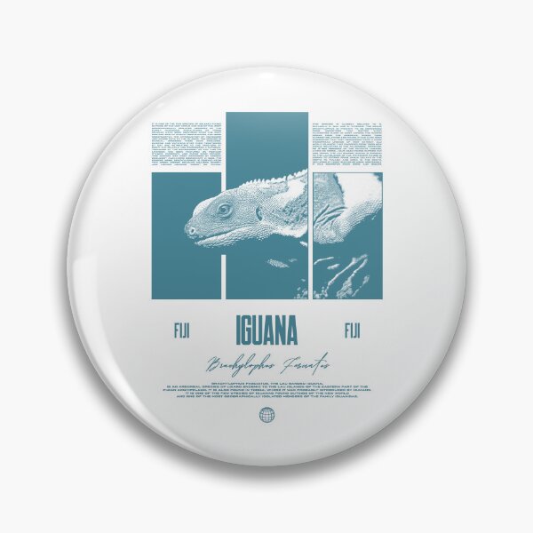 Item preview, Fiji Banded Iguana Streetwear Lizard Keeper designed and sold by JRRTs.