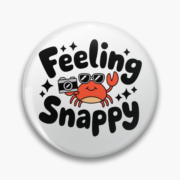 Item preview, Feeling Snappy! Funny Photography Pun designed and sold by PMCreative.