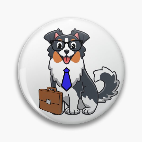 Item preview, Funny Collie Dog is off to work designed and sold by Pet Station.