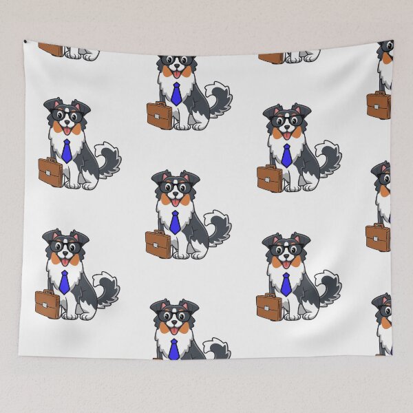 Item preview, Funny Collie Dog is off to work designed and sold by Pet Station.