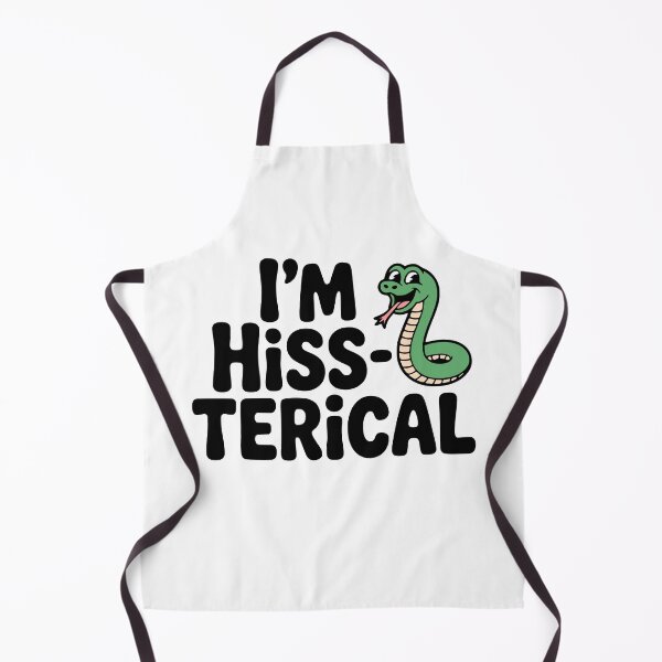 Item preview, I'm Hiss-terical. Cute Snake Pun designed and sold by PMCreative.