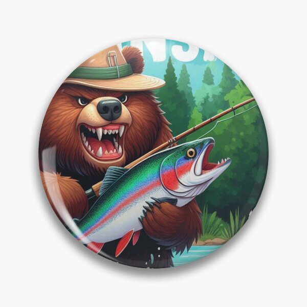 Item preview, Grizzly Bear Arkansas Fishing designed and sold by clarkfraser.