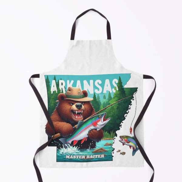 Item preview, Grizzly Bear Arkansas Fishing designed and sold by clarkfraser.