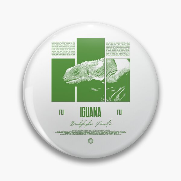 Item preview, Fiji Banded Iguana Streetwear Lizard Keeper designed and sold by JRRTs.