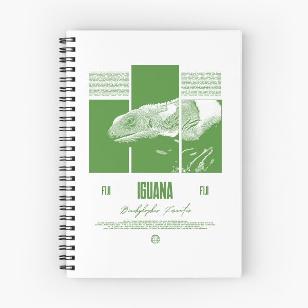 Item preview, Fiji Banded Iguana Streetwear Lizard Keeper designed and sold by JRRTs.