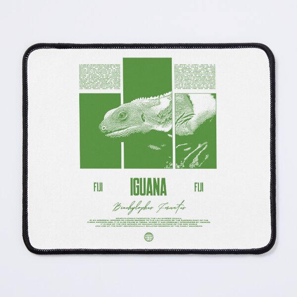 Item preview, Fiji Banded Iguana Streetwear Lizard Keeper designed and sold by JRRTs.