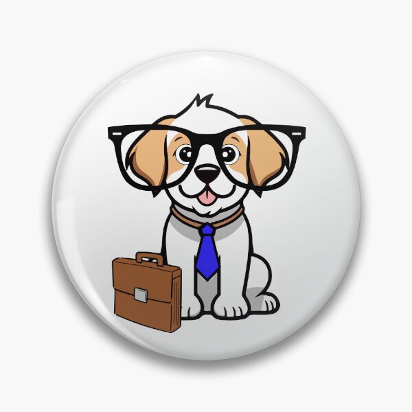 Item preview, Funny Happy Dog is off to work designed and sold by Pet Station.