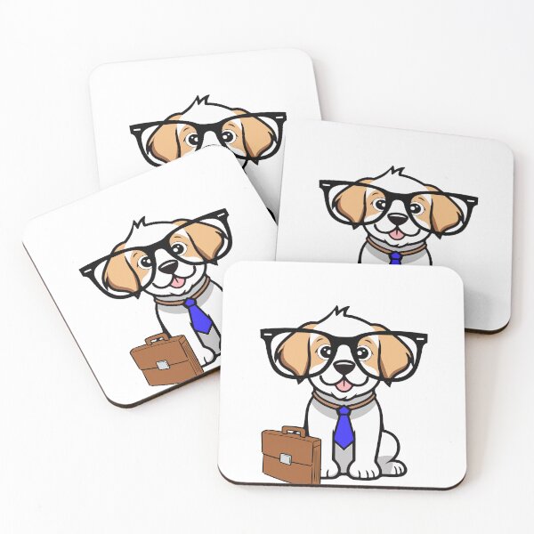 Item preview, Funny Happy Dog is off to work designed and sold by Pet Station.
