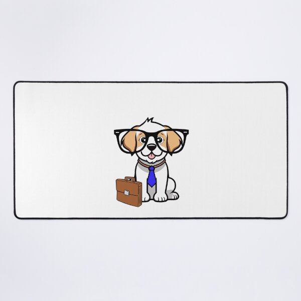 Item preview, Funny Happy Dog is off to work designed and sold by Pet Station.