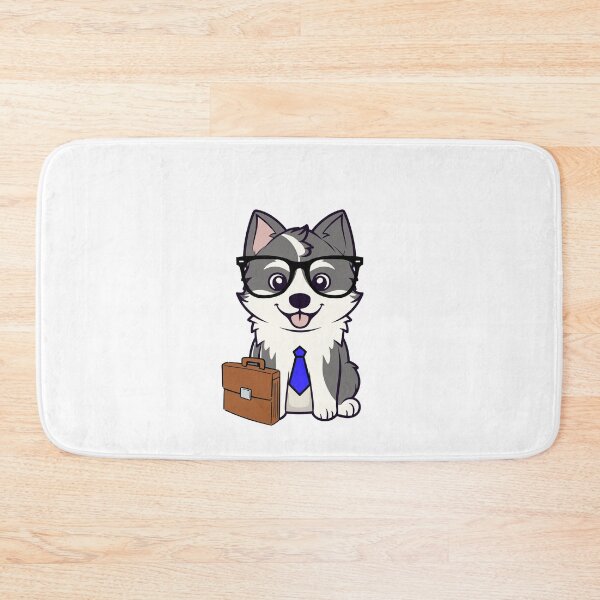 Item preview, Funny Husky Dog is off to work designed and sold by Pet Station.
