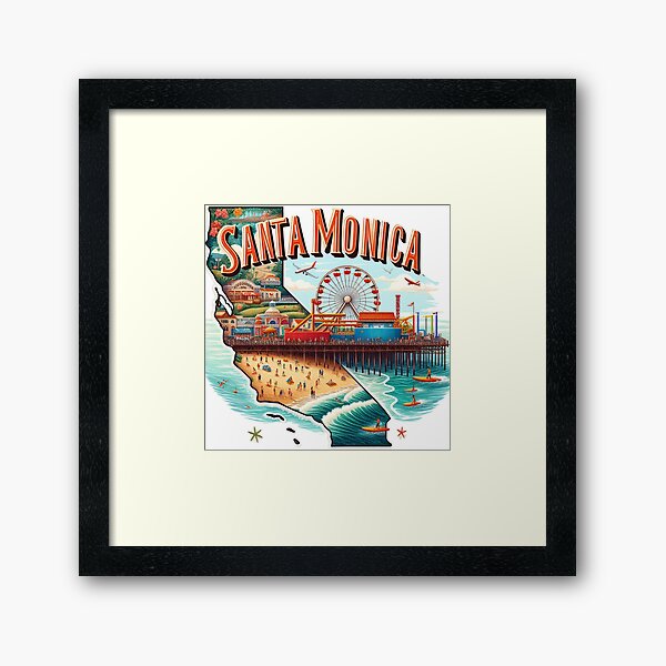 Item preview, Los Angeles Santa Monica designed and sold by clarkfraser.