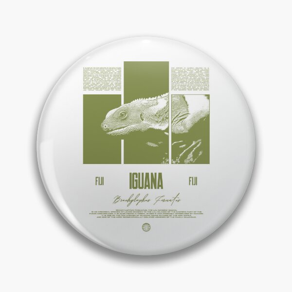 Item preview, Fiji Banded Iguana Streetwear Lizard Keeper designed and sold by JRRTs.