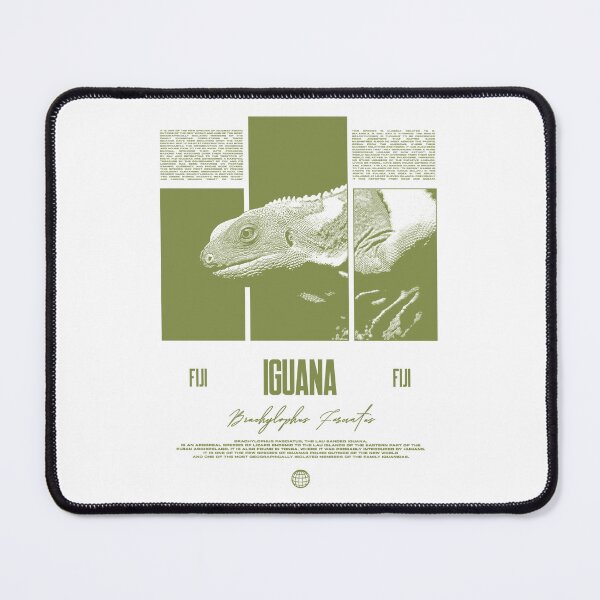 Item preview, Fiji Banded Iguana Streetwear Lizard Keeper designed and sold by JRRTs.