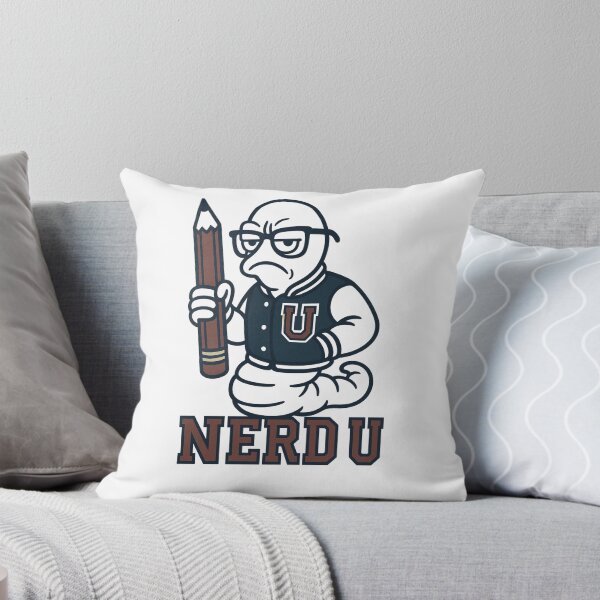 Item preview, Nerd University Bookworm Mascot Design designed and sold by Attystic.