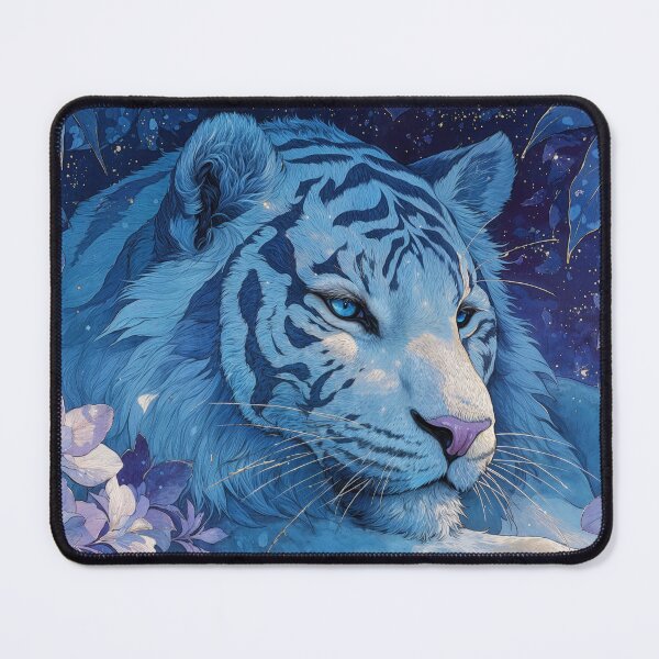 Item preview, Moonlit Bloom and the Blue Tiger's Gaze designed and sold by AshiraCreations.