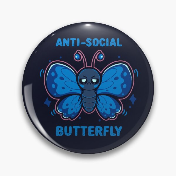 Item preview, Anti Social Butterfly designed and sold by TechraNova.