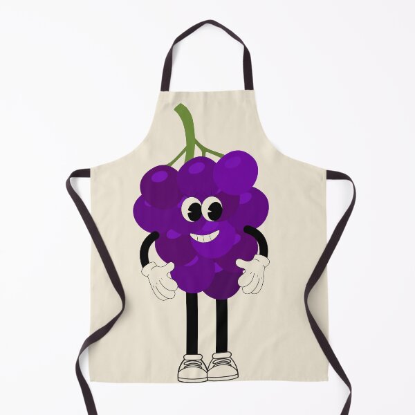 Item preview, : Flat Design Illustration with Character Fun Grape designed and sold by AlginaPugachova.