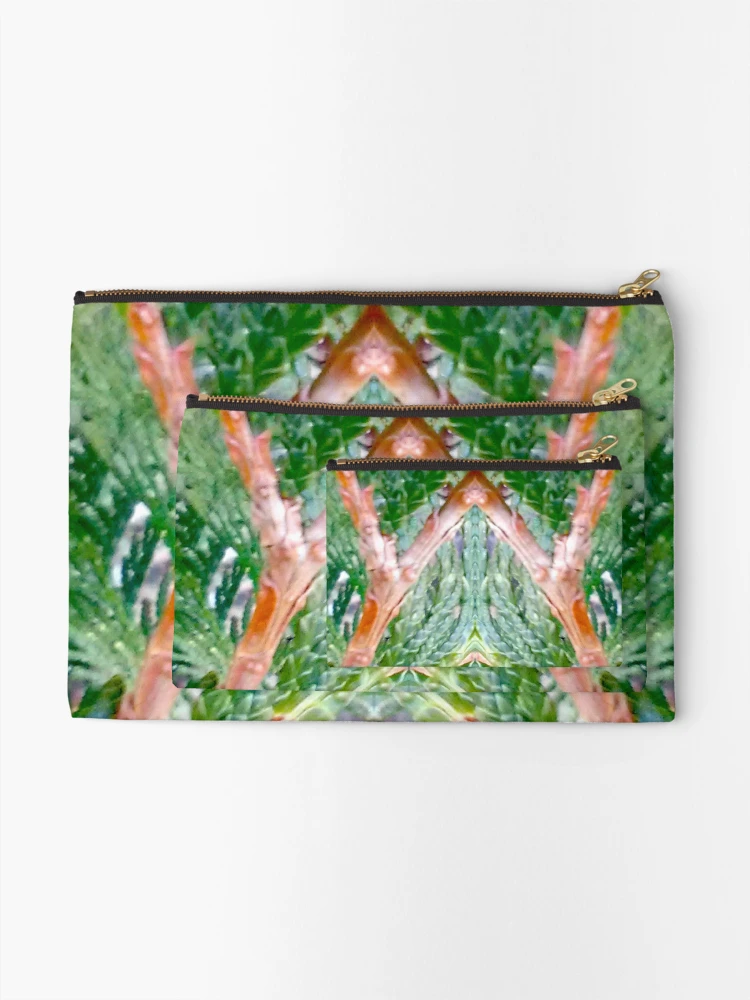 Thumbnail 2 of 4, Zipper Pouch, cedar designed and sold by InfinitePathArt.