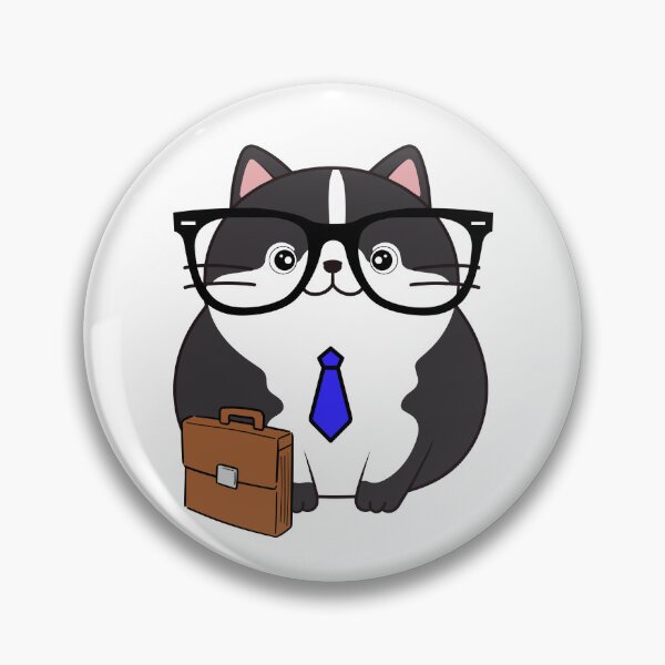 Item preview, Funny fat cat is off to work designed and sold by Pet Station.