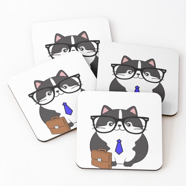 Item preview, Funny fat cat is off to work designed and sold by Pet Station.