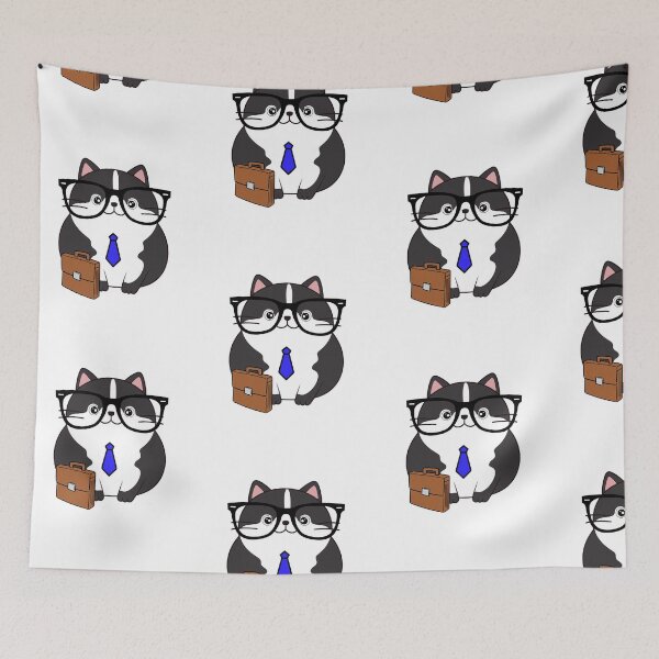Item preview, Funny fat cat is off to work designed and sold by Pet Station.