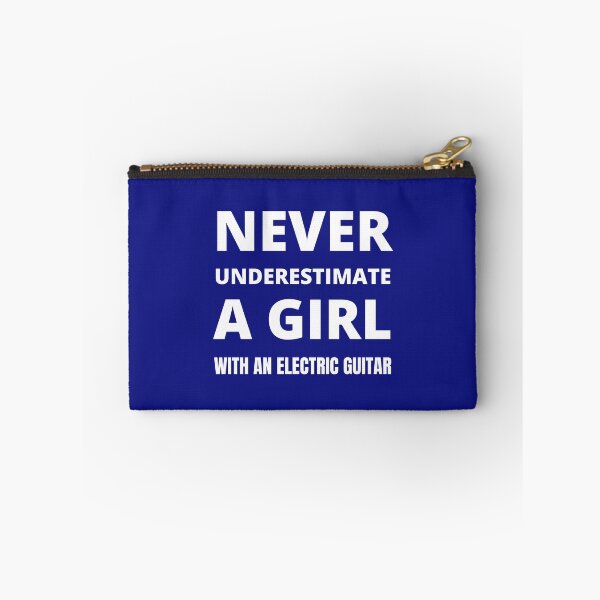 Item preview, Never underestimate a girl with an electric guitar designed and sold by fev-rocks.