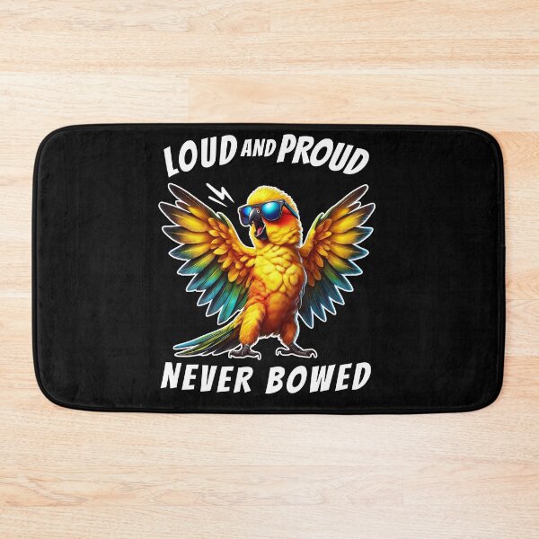 Item preview, Loud and Proud Never Bowed Funny Sun Conure Parrot Lover designed and sold by Kimberley King Art  King Art.