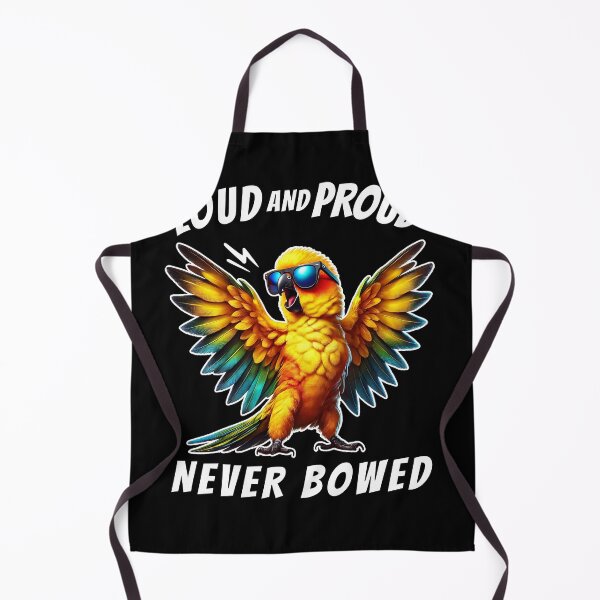 Item preview, Loud and Proud Never Bowed Funny Sun Conure Parrot Lover designed and sold by Kimberley King Art  King Art.