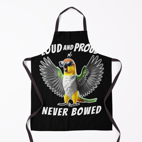 Item preview, Loud and Proud Never Bowed Funny White Bellied Caique Parrot Lover designed and sold by Kimberley King Art  King Art.