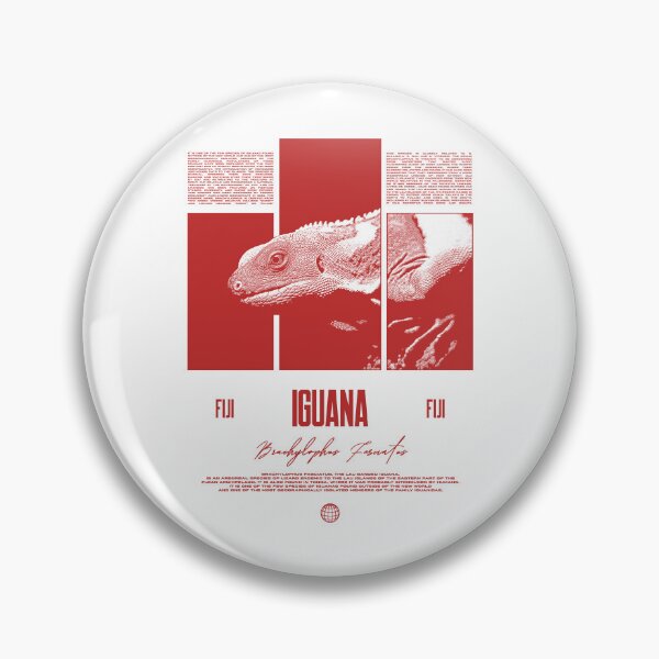 Item preview, Fiji Banded Iguana Streetwear Lizard Keeper designed and sold by JRRTs.