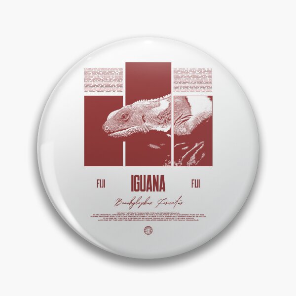 Item preview, Fiji Banded Iguana Streetwear Lizard Keeper designed and sold by JRRTs.