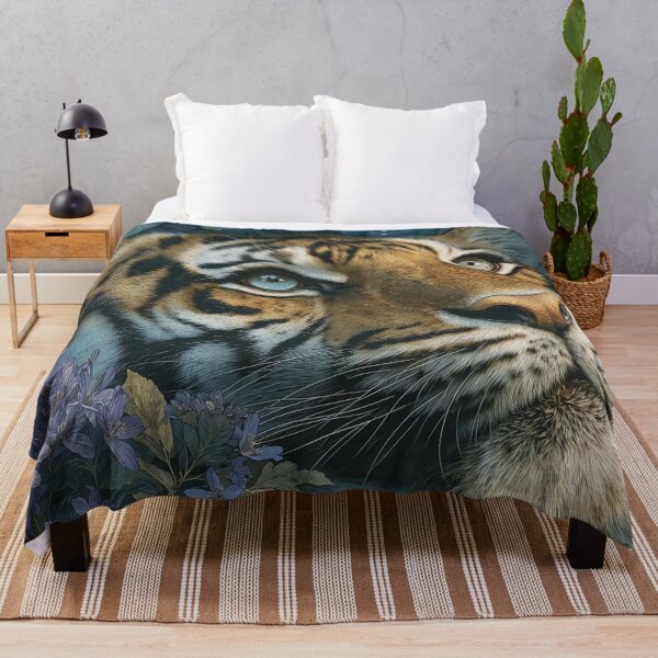 Item preview, Stargazer Tiger in the Violet Grove designed and sold by AshiraCreations.