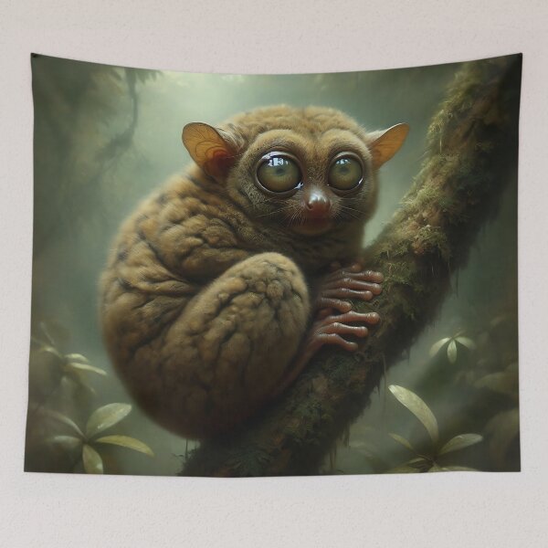 Item preview, Tarsier Art #3 | Tiny Monkey Lovers designed and sold by ksgraphics222.