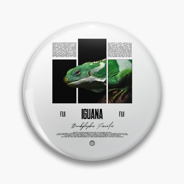 Item preview, Fiji Banded Iguana Streetwear Lizard Keeper designed and sold by JRRTs.