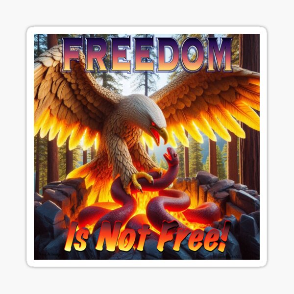 Item preview, Freedom is Not Free Print designed and sold by moss63artstudio.
